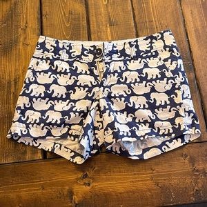 Lilly Pulitzer Elephant Print Shorts